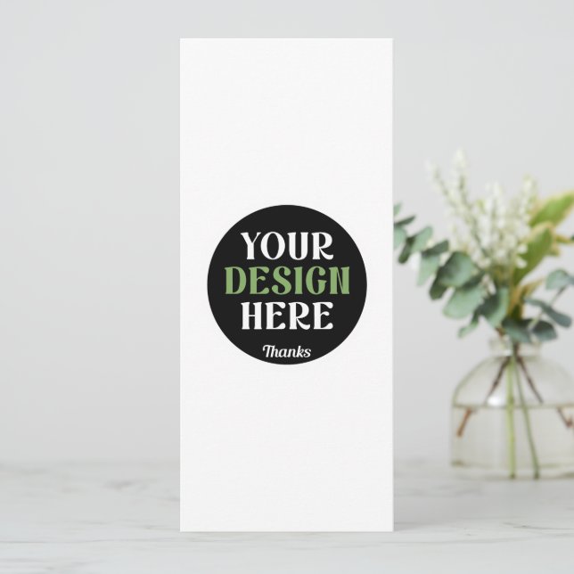 Anúncio personalizado, único, elegante e minimalista hersh (Em pé/Frente)