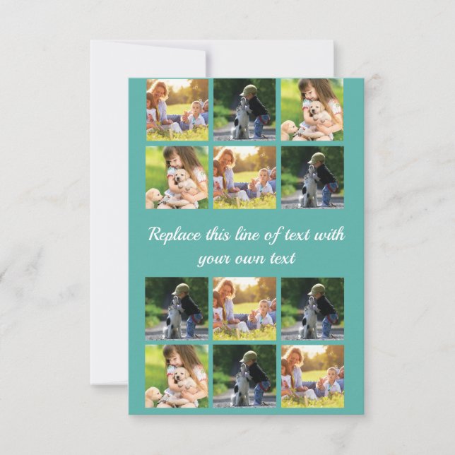 Anúncio Personalizar colagem de fotos e texto Case-Mate iP (Frente)