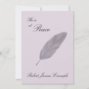 Anúncio personalizável da morte (pena)