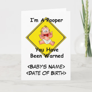 Anúncio Personalized Funny New Baby Gift