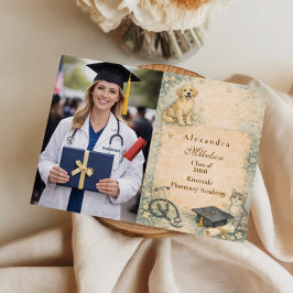 Anúncio Photo Animal Care White Coat Graduation