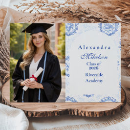 Anúncio Photo Elegant French Toile Graduation Party