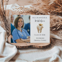 Anúncio Photo Kintsugi Floral Tooth Graduation Party