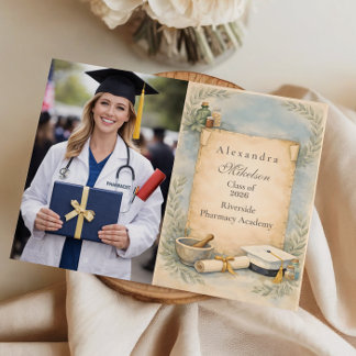 Anúncio Photo Pharmacy Graduate Milestone