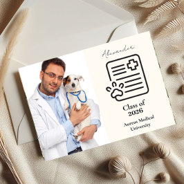 Anúncio  Photo Vet Med Paw Syringe Graduation Party