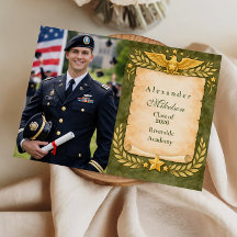 Photo Vintage Military Graduation Party