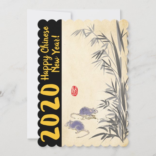 Anúncio Pintura original em ratos de bambu desejo em FC ch (Frente)