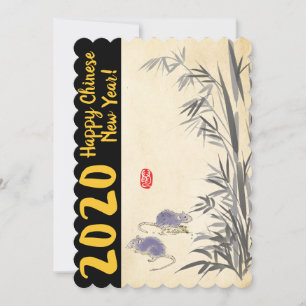 Anúncio Pintura original em ratos de bambu desejo em FC ch