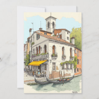 Anúncio Pintura por Aquarela da Arquitetura de Veneza