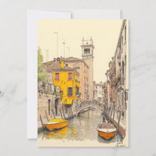 Anúncio Pintura por Aquarela da Arquitetura de Veneza