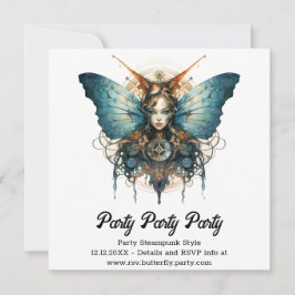 Anúncio Pistonwing Imperador Borboleta Casamento Steampunk