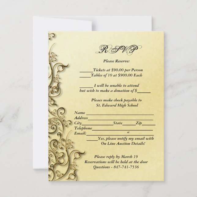 Anúncio PixDezines Pistas Douradas Rústicas Ornamentais (Frente)