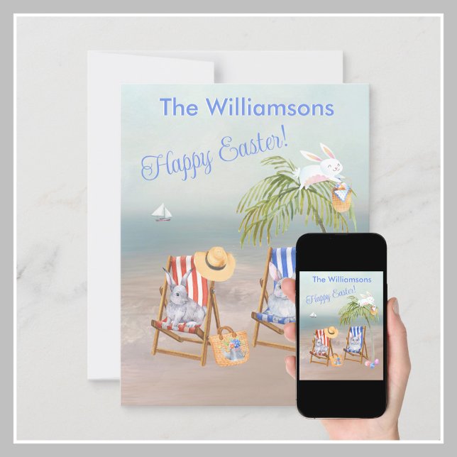 Anúncio Placa de Felz pascoa de Diversão de Bunnies da Pra (Criador carregado)