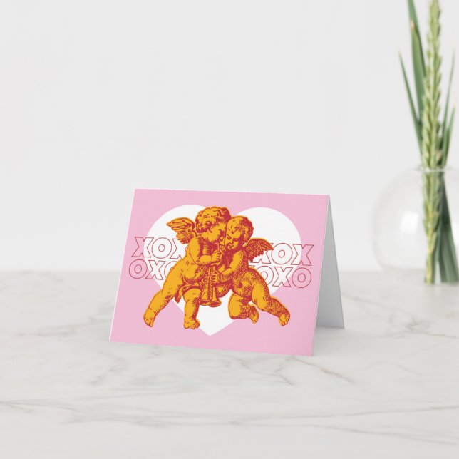 Anúncio Placa de Namorados Cupid. XOXO (Frente)