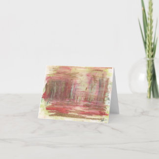 Anúncio Placa de nota dobrada de 4" x 5,6" - "Bósque"