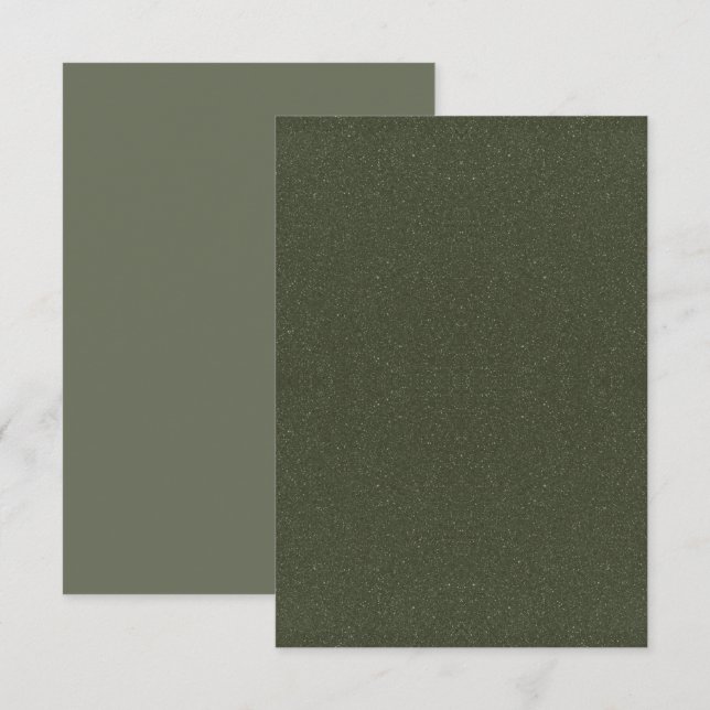 Anúncio plano de tom duplo verde da Moss - Persona (Frente/Verso)