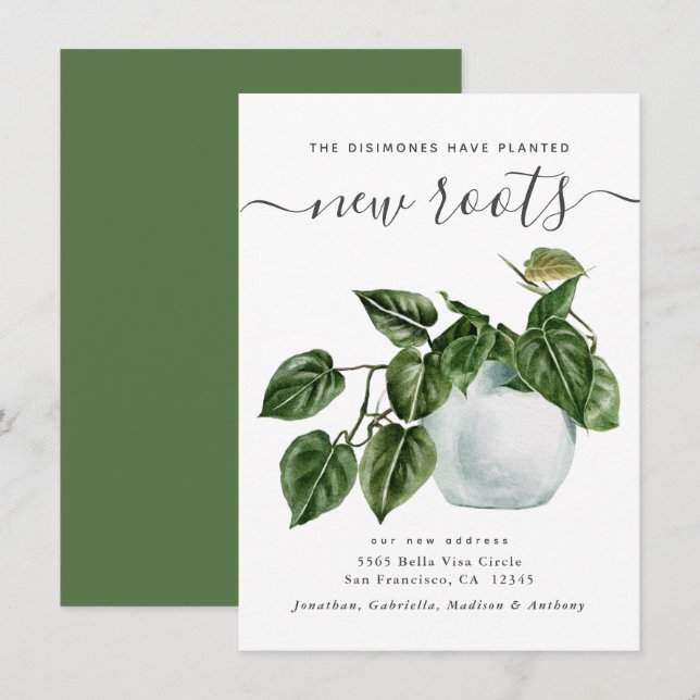 Anúncio Plantação de Nova Raízes com Movimentação de Aquar (Frente/Verso)