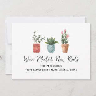 Anúncio Plantamos novas raízes movendo-se