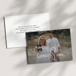 Anúncio Pouco Tempo após Gravidez Moderna