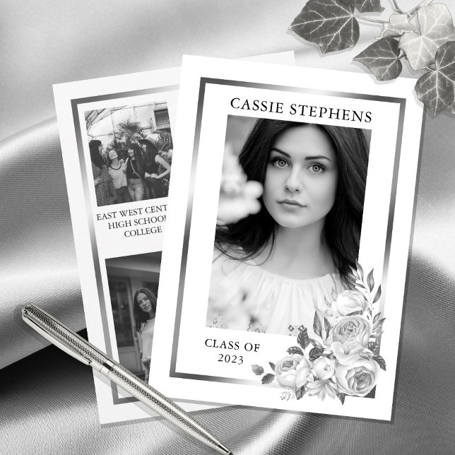 Anúncio Preto |Graduação de quadros Dourados com colagem d (Criador carregado)