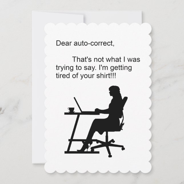 Anúncio Prezado Autocorreção (Frente)