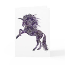 Purple Boho Unicorn, Parabéns de Casamento