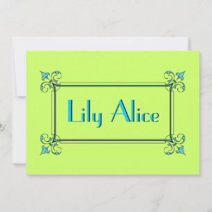 Anúncio Quadro Flourish Elegante