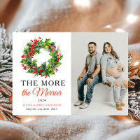 Quanto Mais Feliz For A Gravidez De Foto De Natal