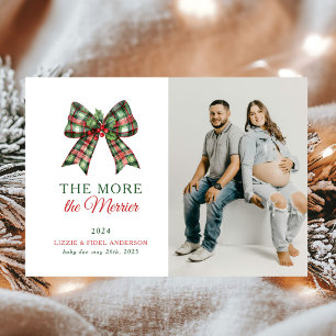 Anúncio Quanto Mais Melhor Arco Natal Foto Gravidez