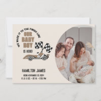 Race Car Baby Boy Birth