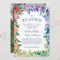 Rainbow Floral Frame LGBT Nós Elogiamos