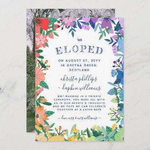 Anúncio Rainbow Floral Frame LGBT Nós Elogiamos