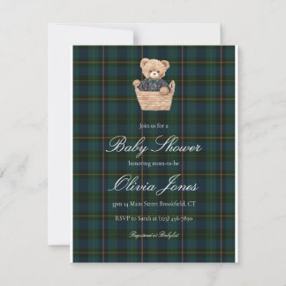 Anúncio Ralph Lauren Baby Shower Invitation Card