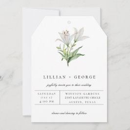 Anúncio Ramo Floral de Lírio Branco Moderno para Casamento