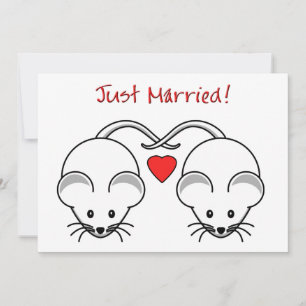 Anúncio Ratos de Casamento Brancos