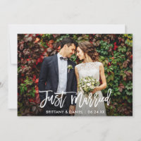 Recem casados de Fotografia de Script de Pincel Mo