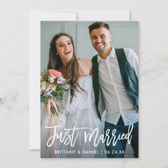 Anúncio Recem casados Fotográfico de Casamento Escoteiro M (Frente)