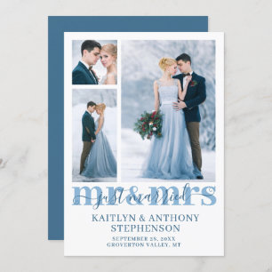 Anúncio Recem casados moderno Sr. Casamento de Cor Persona