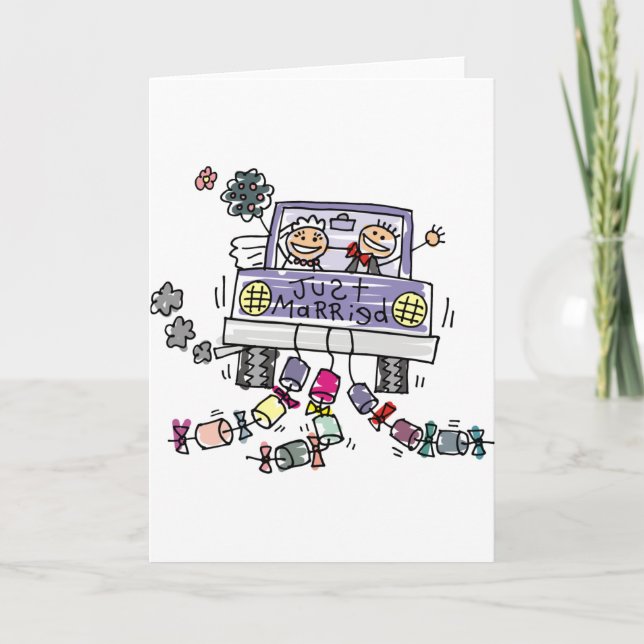 Anúncio Recém-Casados Noiva E Noivo Celebração De Casament (Frente)