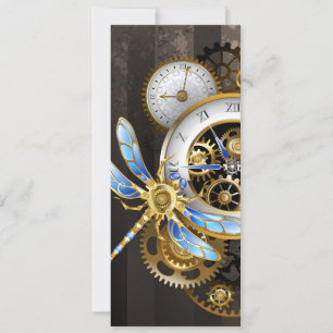 Anúncio Relógio Steampunk com Dragonfly Mecânica