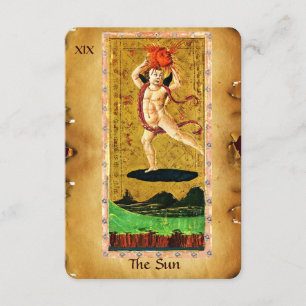 ANÚNCIO RENASCIMENTO ANTIGO TAROTS 19/THE SUN