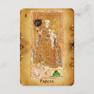 ANÚNCIO RENASCIMENTO ANTIGO TAROTS 2/PAPESS (CARIDADE)