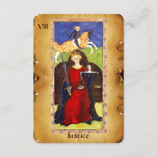 ANÚNCIO RENASCIMENTO ANTIGO TAROTS 8/JUSTIÇA