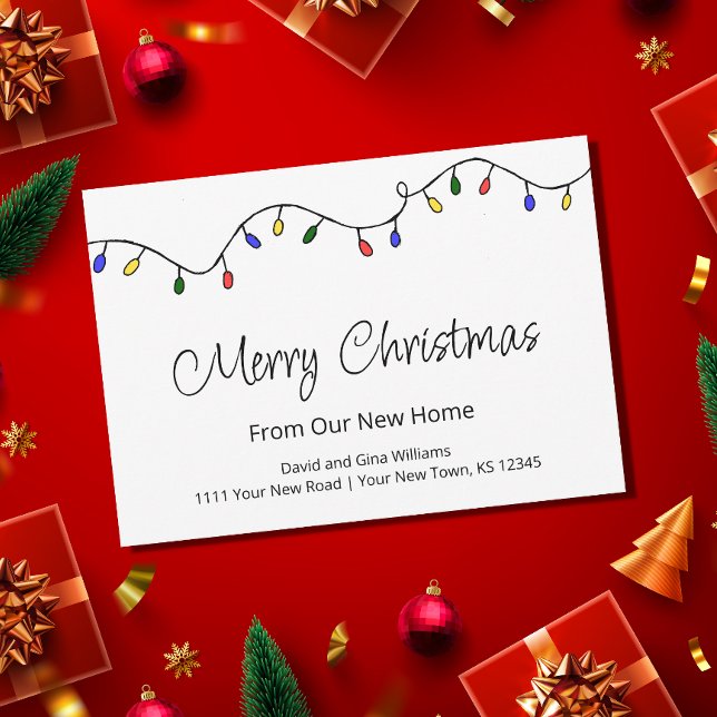 Anúncio Retroceder Novas Luzes de Natal Em Movimento (Criador carregado)