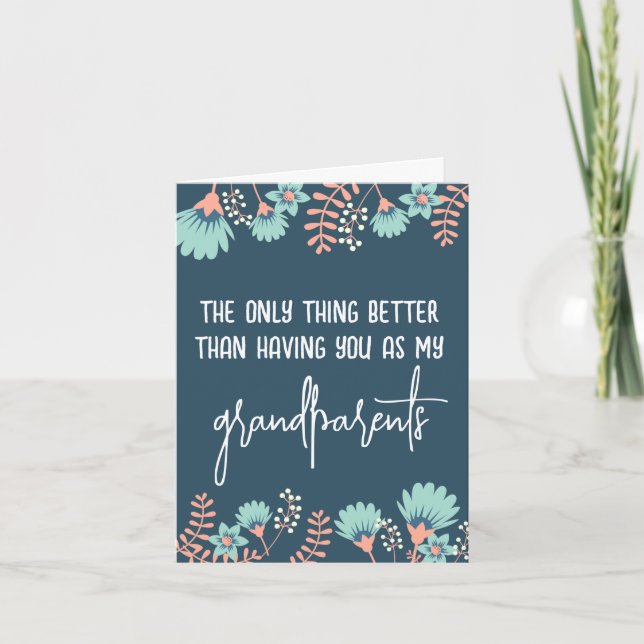 Anúncio Revelação de Gravidez Floral Azul Selvagem para Av (Frente)