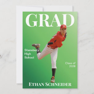 Anúncio Revista de Formatura Verde e Branco