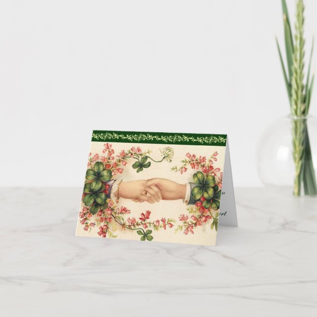 Anúncio Romantic Irish Save the Date Cards (Frente)