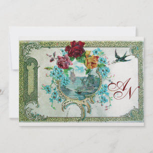 Anúncio ROMANTİCA 3 MONOGRAM — papel metálico branco e gel