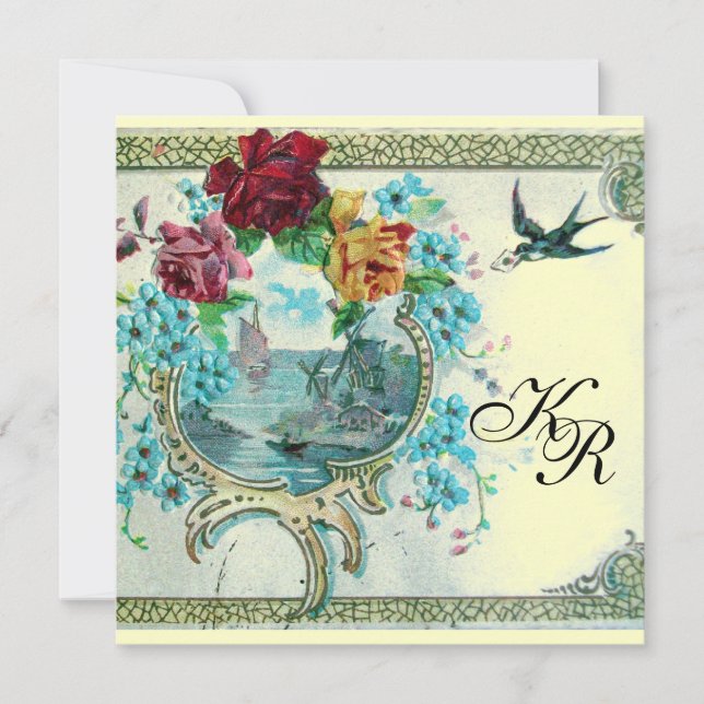 Anúncio ROMANTİCA 3 MONOGRAM,papel metálico champanhe (Frente)