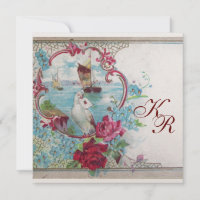 ROMANTİCA MONOGRAM , papel metálico champanhe
